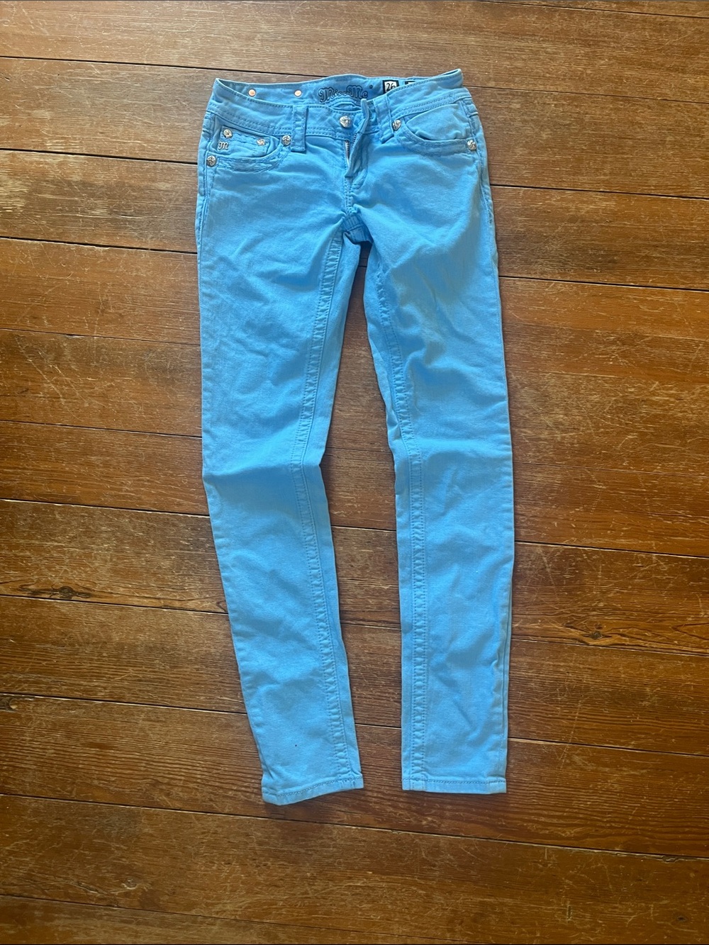 Miss Me Women’s Slim Fit Light Blue Jeans